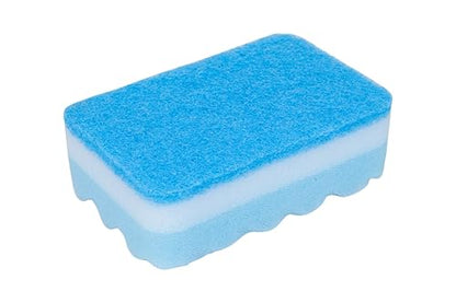 Fabuloso Scratch-Free Kitchen Dish Sponges, Rainbow Cellulose Scrubber Sponge with Scouring Pad for Dishes, Pots, Pans, Counters and Sinks, Tough on Messes, 4.25 x 2.75 x 1.25 in, 12 Count - color: Rainbow, size: 12 Count (Pack of 1)