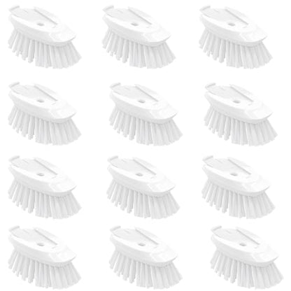 Dish Brush Refills, 12 Pack Dish Brush Replacement Head, Brush Dispenser Refill Fits Soap Dispensing Handle - size: 12 pack