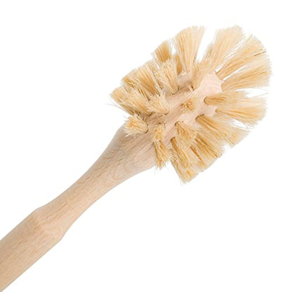 Redecker Espresso Cup Cleaning Brush, Soft Horsehair Bristles, 8.5 Inch Brush for 2 to 4 oz Cups, Made in Germany - size: 8-2/3-Inches