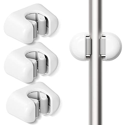 BEZOX Broom Holder, 3 PCS Wall Mount Mop Organizer Gripper, Self-adhesive Cleaning Suppliers Hanger Stands Rack for Bathroom, Kitchen, Garden, Garage Organization Storage - style: Classic