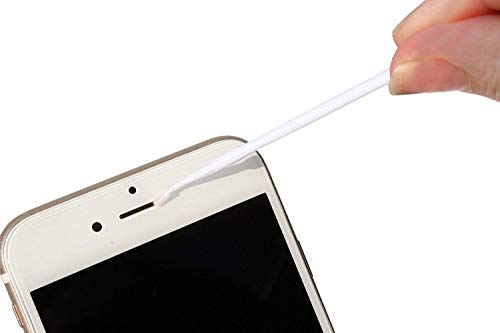 Phone Brush Cleaning Kit with Mini Soft Round Cotton and Felt Tip Brushes, Clean Phone, Water Wet Phones, Dry Phones, Tablet, Laptop, or Computer, 3 Different Size Heads, (35 Pieces)