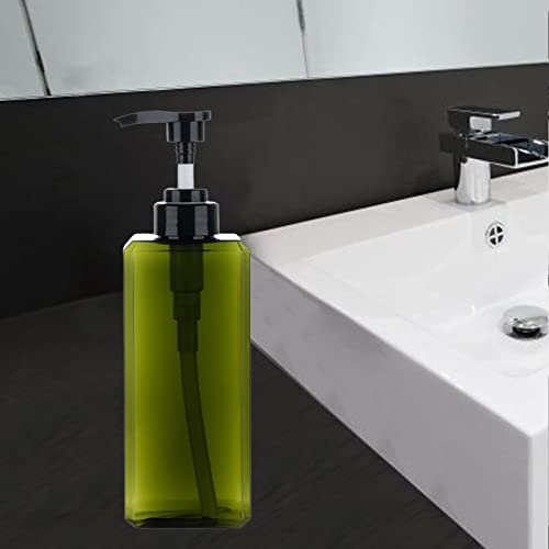 Laundry Dispenser Container Bottle Liquid Laundry Soap Bottle, 650ml Green - color: 650ml Green