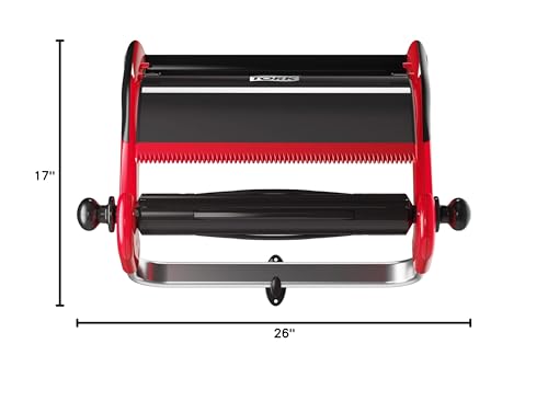 Tork Wall Mounted Giant Roll Wiper Dispenser Red W1, High Capacity, Performance Range, 6521281