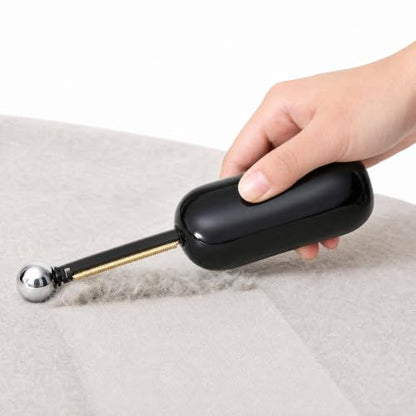 2-in-1 Lint Roller Washable Lint Remover for Clothes Dust Furniture Carseats Pet Hair Reusable Portable Home Outdoor Travel Cleaning Tool (Black) - color: Black
