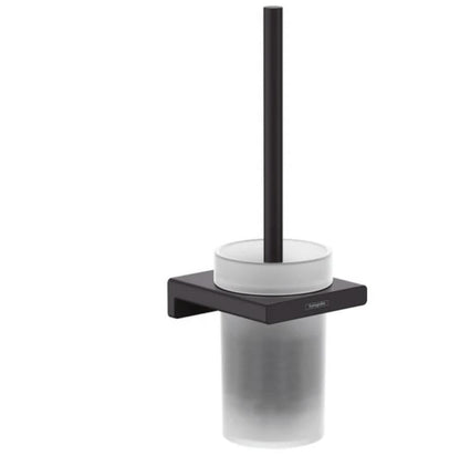 hansgrohe AddStoris Toilet Brush Holder Wall-Mounted, matt Black, 41752670 - color: Matt Black