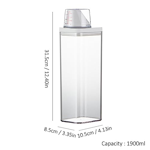 Multi-Purpose Liquid Dispenser - Spill-Proof Silicone Seal for Fabric Softener, Dish Soap & Laundry Storage (XL) - color: Xl