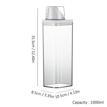 Multi-Purpose Liquid Dispenser - Spill-Proof Silicone Seal for Fabric Softener, Dish Soap & Laundry Storage (XL) - color: Xl