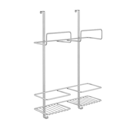 Metaltex 35.09.02 Cleaning Tool Rack, Silver, Approx. 16.5 x 11.8 x 4.7 inches (42 x 30 x 12 cm), Made in Italy