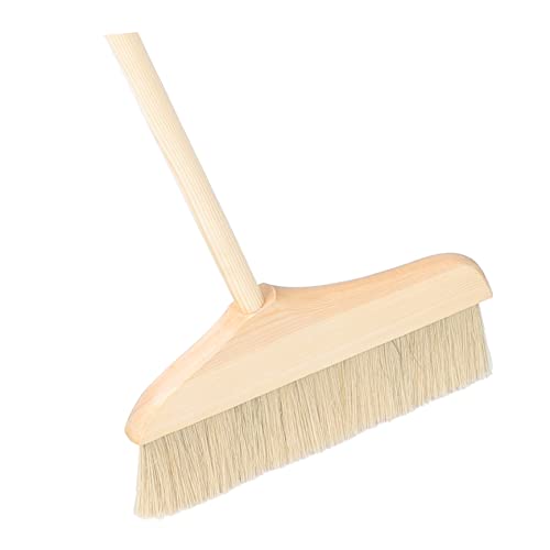 Soft Bristle Broom for Dusting Sweeping Detachable Handle Long Reach Floor Cleaning for Home Office Rv