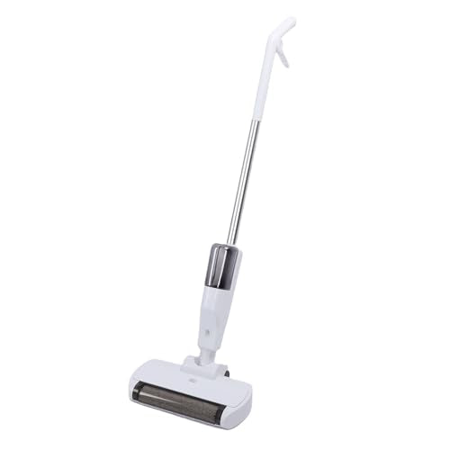 Cordless Electric Mop, Wet Dry Use, Telescopic Pole, Double Motors Electric Mop, Floor Cleaner Machine with LED Light and 500ml Water Tank for Marble, Stone, Hardwood, Tile