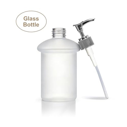 Bathroom Lavatory Soap Lotion Dispenser Pump Wall Mount with SUS304 Stainless Steel Holder (Single Soap Dispenser) - size: Single Soap Dispenser