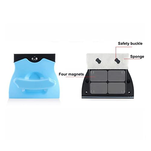 Magnetic Window Cleaner, Double-Sided Window Cleaner Glass Wiper Magnetic Cleaning Tools for High-Rise Double Car Glazed Window Thickness 15-40 mm - color: 15~24mm