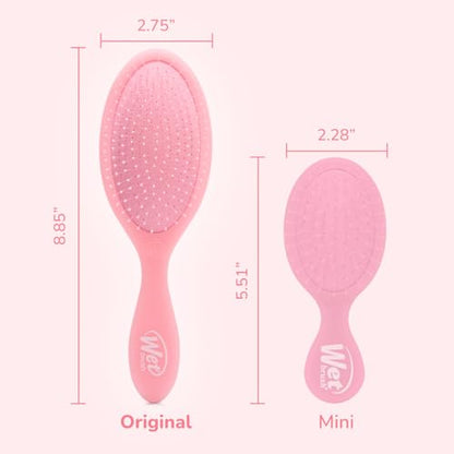 Wet Brush Original Detangler, Pink Drink (Summer Quencher), Ultra-Soft IntelliFlex Bristles Glide Through Tangles, Detangling Hair Brush (Wet & Dry), Women & Men, Limited Edition - color: Summer Pink Drink