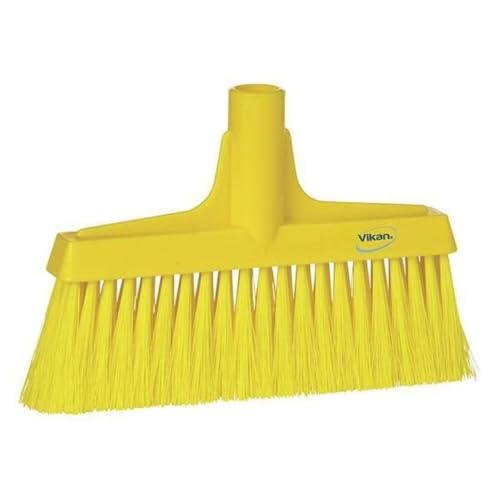 Remco 9 1/2 in Sweep Face Broom Head, Soft, Synthetic, Yellow 31046-1 Each