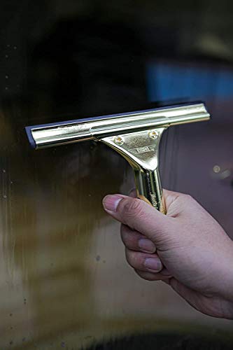 Ettore 10008 ProSeries Brass Squeegee, 8-Inch - size: (Pack of 1)