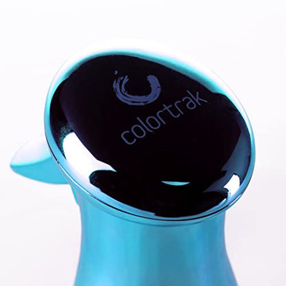 Colortrak Luminous Spray Bottle, 250ml/8.5oz Bottle with Full 360° Distribution, Easy-Use Pump, Quick View Window to Monitor Water Level, Eco-Friendly, Aqua - color: Aqua