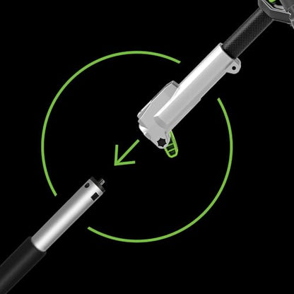 EGO Power+ BCA1220 12” Brush Cutter Attachment 56-Volt Lithium-ion Multi Head System, Black - size: Carbon Fiber Brush Cutter Attachment, style: Attachment