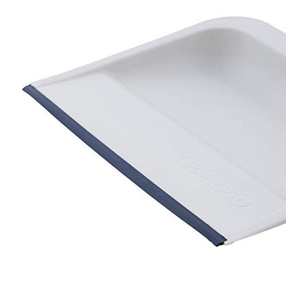 Superio Angle Broom and Clip-On Dustpan Set, Slim Hand Broom Telescopic Handle 53 Inches Tall, Clip On Dust Pan with Low Edge Rubber Lip - color: Gray, size: Sweep Set