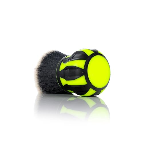 Detail Factory - Curveball XL Synthetic Brush - Ultra Soft Bristles, Comes with Storage Rack, Covers Large Area Inside or Outside Vehicles - Octane Ectoplasm - color: Black/Lime