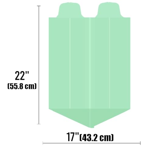 BEIDOU-PAC 3 Gallon Flap Tie Compostable Trash Bags, 100 Count Small Compost Garbage Bags, Food Scrap Waste Bags for Countertop Bin, ASTM D6400, US BPI Certified - style: Flat ties | 2-4 Gallon | 100 Count
