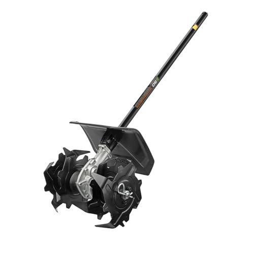 EGO Power+ Cultivator Attachment, Battery Powered, 9.5" Carbon Fiber Attachment, Use with Power Head Multi-Head System - CTA9520 - size: Cultivator Attachment (Carbon Fiber), style: Attachment