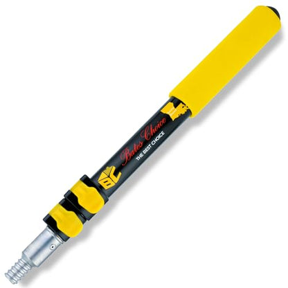 Bates- Telescopic Extension Pole, 6 Ft, Aluminum Alloy, Sturdy Multi-Purpose Extension Pole with Flip-Lock Design for Painting, Dusting and Cleaning - color: Black and Yellow, size: 6 Ft, 1 Pack