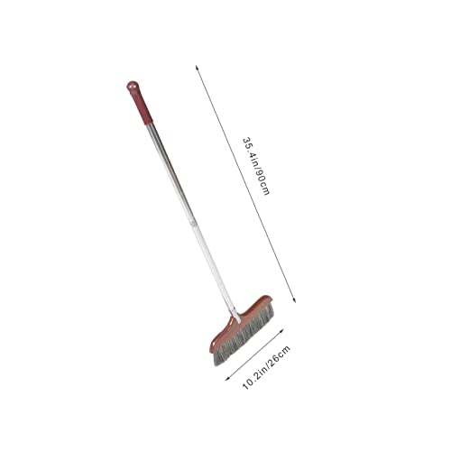 Cabilock Detachable Long Handle Broom with Soft Bristles for Hardwood Floors Indoor Sweeping Tool Lightweight and Ergonomic Design for Home Office Cleaning