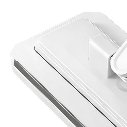 No Wash Mop - Clip Design No Touch Wet Dry Use Cleaning Tool, 1 Pack Hands-Free Scrubber for Household Sanitation, Zero Contact Wiper with Towel Clamp, Utility Item, Floor Pad for Marble - color: 135cm