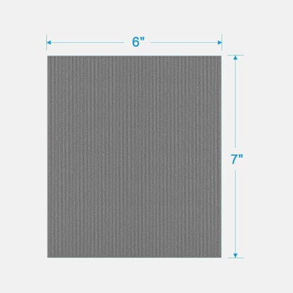 HOMEXCEL Swedish Dishcloths for Kitchen 10 Pack, Sponge Dish Cloth for Counters & Washing Dishes, Reusable and Absorbent Paper Towels, Grey - color: Grey