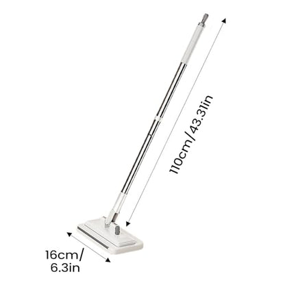 No Wash Mop - Clip Design No Touch Wet Dry Cleaning Tool, Compact Zero Touch Mini Cleaner, Portable Care Device | Home Kitchen Bathroom Living for Home Kitchen Bathroom Living - color: 110cm