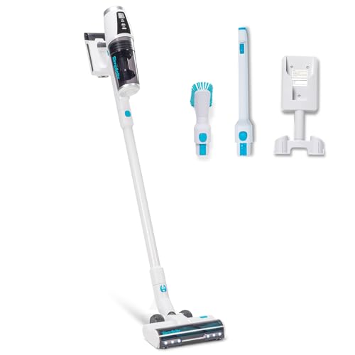 Simplicity Vacuums Stick Vacuum Cordless Rechargeable S67, Lightweight Household Vacuum Cleaners for Pet Hair with 3 Speeds, Multi-Surface Use, HEPA Filter Media, 35 Min Runtime, LED Light, Wall Mount