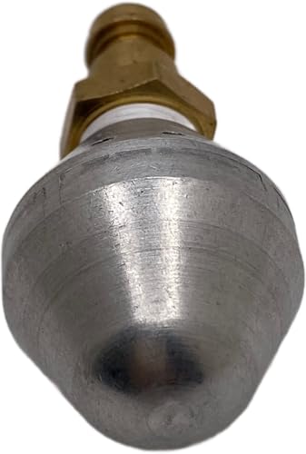 Professional Duct Cleaning Reverse Air Skipper Ball, 12 Holes, 1/8 Inch Male Plug, Air Duct and Dryer Vent Cleaning Tool