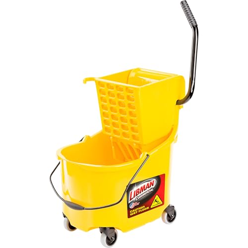 LIBMAN 933 Mop Bucket and Wringer Set,26 qt.