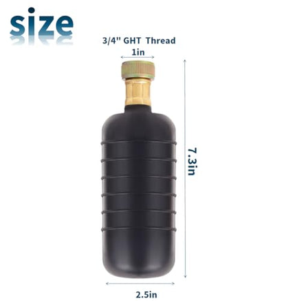 Drain Bladder Unclogger fits 4"to6" Pipes.& 3/4" Garden Hose Shut Off Valve,Drain Cleaning Bladder Unclogs Clogs in Kitchen Sinks, Bathtubs and Swimming Pool Pipes Through High-Pressure Water Flow - style: 4-6 inch