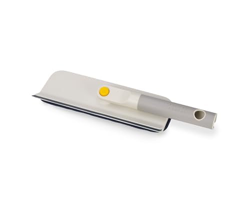 Joseph Joseph CleanTech 2-in-1 Glass Cleaner Shower Squeegee with Washable Microfiber Pad and Space-Saving Foldable Handle - style: Squeegee