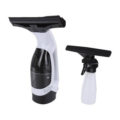 Fabater Window Vacuum Squeegee Cordless, Handheld Window Vacuum with Spray Bottle, 2000Pa Electric Cleaning Tool for, Tiles, Mirror, Countertop, Car Windshield