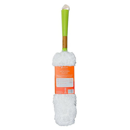 Full Circle Dust Whisperer Washable Microfiber Duster, Green (Pack of 2) - color: Verde