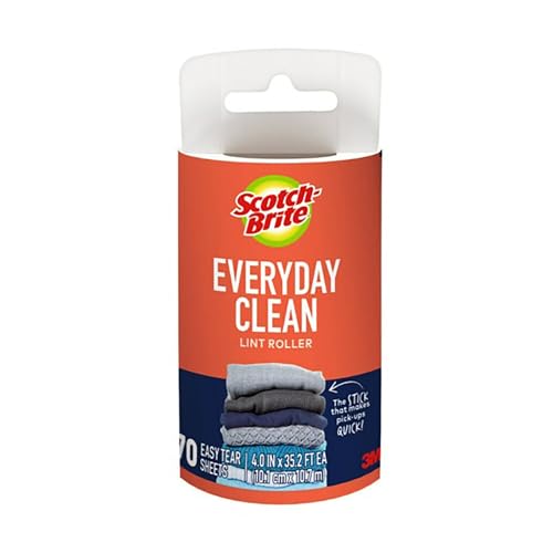 Scotch-Brite Lint Roller Refill Roll, 60 Sheets/roll - size: True