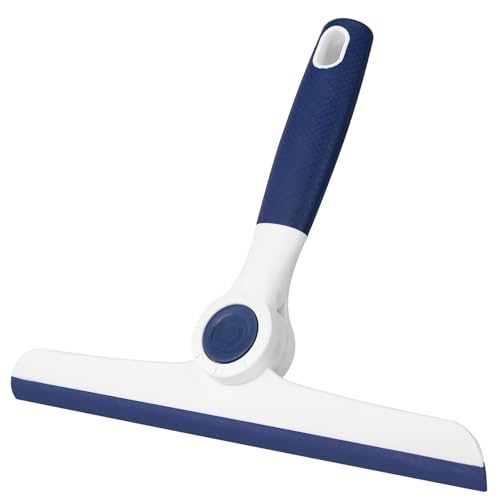 Window Squeegee for Glass Doors，All-Purpose 9.7” Window Cleaning Squeegee, Handheld for Windows, Car Windshields & More，Grey (9.5" Window Squeegee)