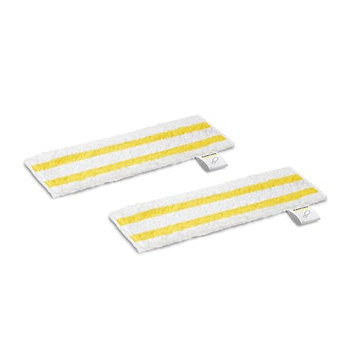 Kärcher Steam Cleaner Floor Pads, Microfiber - Designed for Karcher SC3 Steam Cleaner Floor Nozzle - for Power Steamers - 2 Pack - style: Floor Pads
