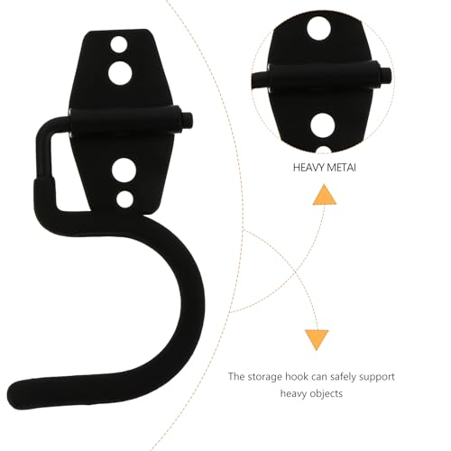 Angoily Broom Hooks, 5PCS Broom Mop Hook Wall Hangers, Heavy Duty Wall Mounted Mop Holder, Holder S Type Garage s Utility s for Utility s for Garage