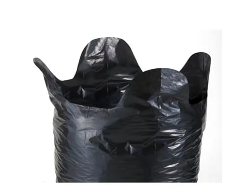 42 Gallon Heavy Duty Clean-Up Trash Bags – 50 Count, 3 Mil Thick, Tear & Puncture Resistant, Flap Tie Closure – Contractor, Commercial, Home Use – Black Garbage Bags