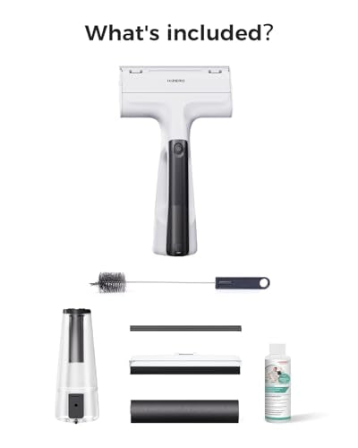 HIZERO H100R Cordless Electric Countertop Cleaner, Handheld Table Cleaner for Kitchen Counters, Dining Tables, Glass, Mirrors and Tiles, Streak-Free Wet Dry Cleaning, 60 Min Runtime