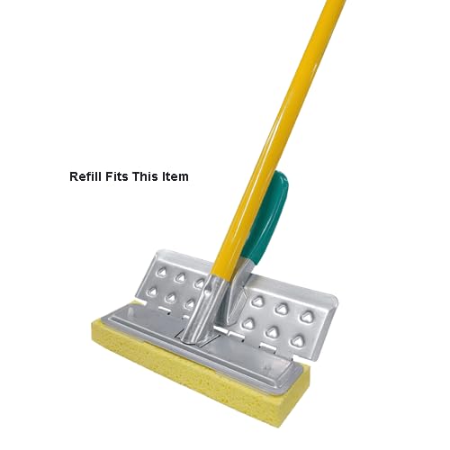 HOMEMAID® Cellulose Scrubber Refill - Metal Squeeze Sponge Mop Replacement (Made in USA)