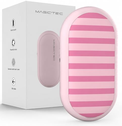 Rechargeable Fabric Shaver, Magictec Lint Remover Sweater Defuzzer Lints Fuzzs Pills Pilling Trimmer for Clothes and Furniture -Battery Operated (Candystripe) - color: Candystripe