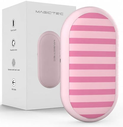 Rechargeable Fabric Shaver, Magictec Lint Remover Sweater Defuzzer Lints Fuzzs Pills Pilling Trimmer for Clothes and Furniture -Battery Operated (Candystripe) - color: Candystripe