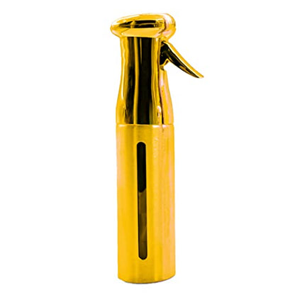 Colortrak Luminous Spray Bottle, 250ml/8.5oz Bottle with Full 360° Distribution, Easy-Use Pump, Quick View Window to Monitor Water Level, Eco-Friendly, Gold - color: Gold