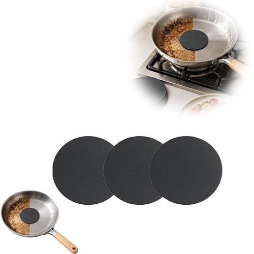 Steeli Stainless Steel Sponge for Pans & Cookware, Kitchen Scrubber for Burnt-On Stains, Gentle on Surfaces, Restores Shine, 3-Pack Cleaning Pads (3)