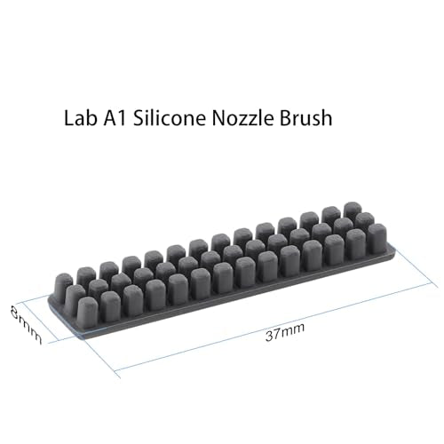 6Pcs A1 Nozzle Brush Replacement Compatible with Bambu Lab A1 Heatbed, Silicone Wiper Cleaning Tool for 3D Printer Nozzle Residue Wiping (Only for A1) - style: A1 Nozzle Brush