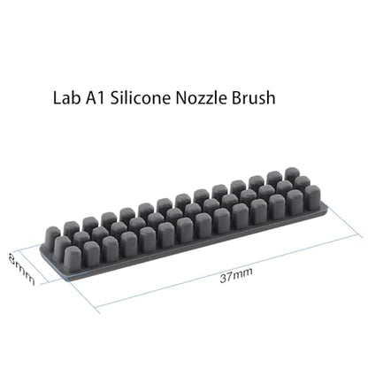 6Pcs A1 Nozzle Brush Replacement Compatible with Bambu Lab A1 Heatbed, Silicone Wiper Cleaning Tool for 3D Printer Nozzle Residue Wiping (Only for A1) - style: A1 Nozzle Brush